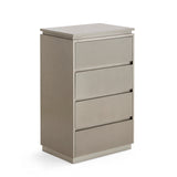 Modern 4-Drawer Barber Station Cabinet - Professional Salon Storage Organizer Unit for Tools & Supplies