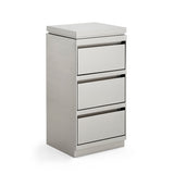Deep-Storage 2-Drawer Salon Station - Premium Metal Barber Cabinet with High-Capacity Sliding Drawers & Seamless Minimalist Design