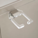 Premium Minimalist Barber Station Cabinet - Professional Salon Organizer with Large Storage Doors & Integrated Tool Holder