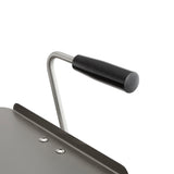Heavy-Duty Stainless Steel Salon Trolley - Industrial Mobile Organizer with Sliding Trays and Side Wire Basket