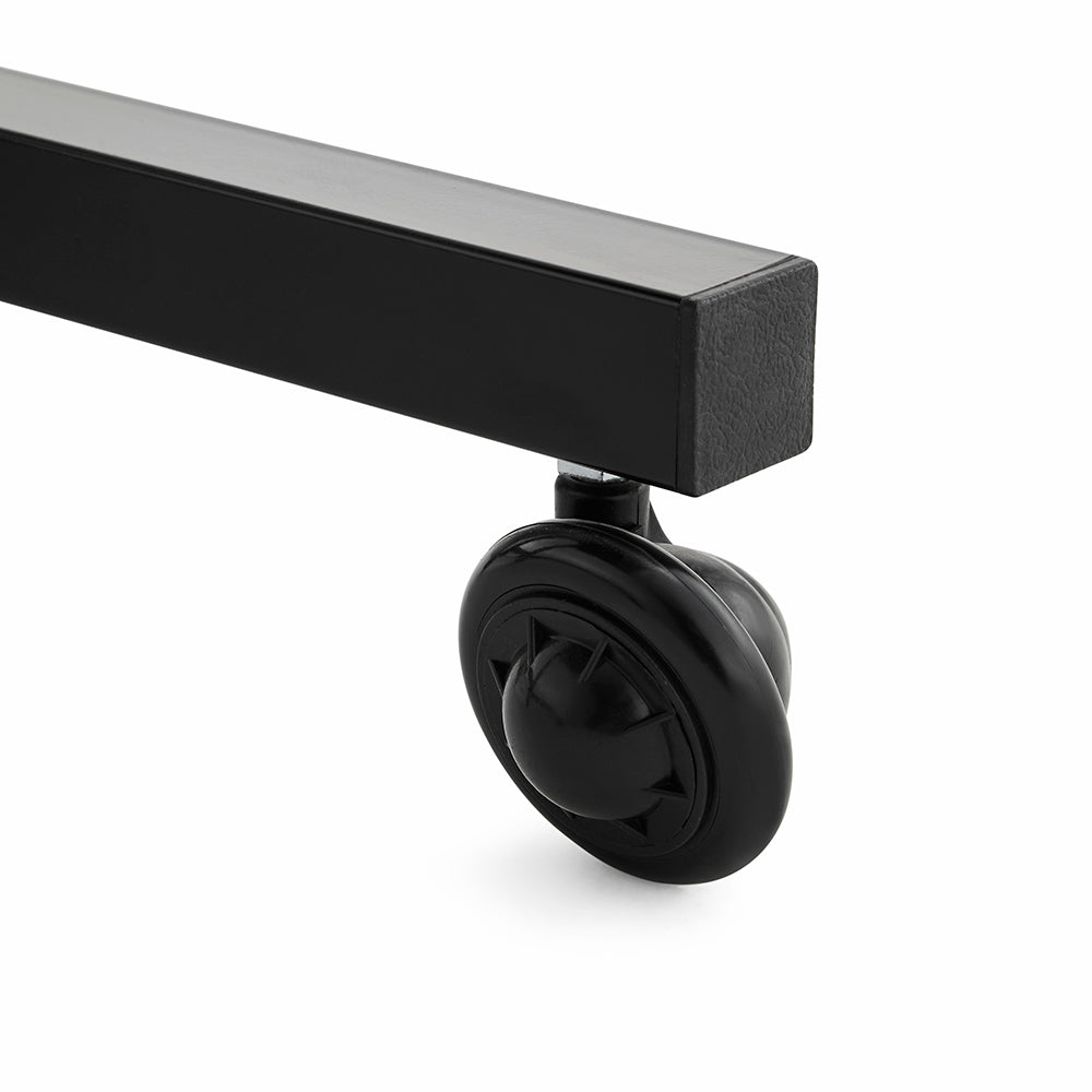 Professional Mobile Salon Trolley Cart - Heavy Duty Barber Service Tray with 360° Rotating Wheels