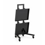 Professional Mobile Salon Trolley Cart - Heavy Duty Barber Service Tray with 360° Rotating Wheels