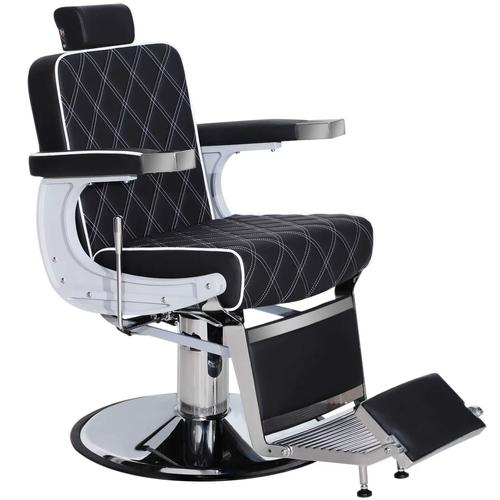 Vintage Black Reclining Barber Chair